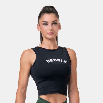 Dámske tielko Fit & Sporty Black - NEBBIA
