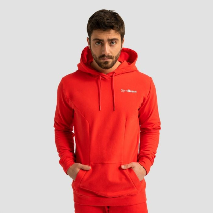 Mikina Limitless Hoodie Hot Red  - GymBeam