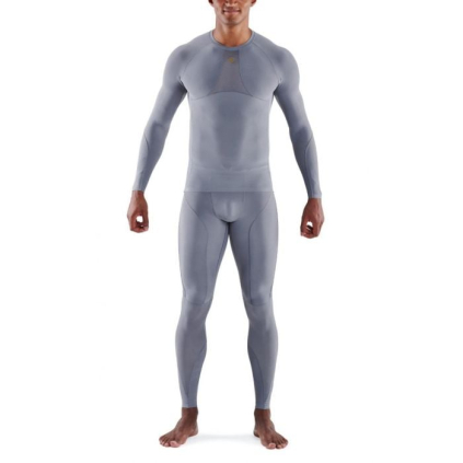 Kompresné tričko Long Sleeve Series-5 Grey - SKINS