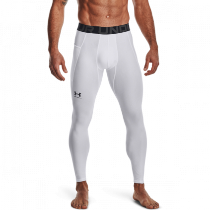 Kompresné legíny HG Armour Leggings White - Under Armour