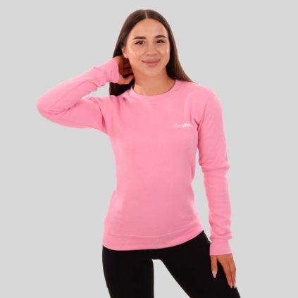Dámska mikina Basic Jumper Baby Pink - GymBeam