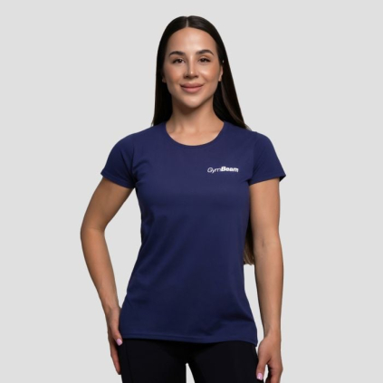 Dámske tričko Basic Navy Blue - GymBeam
