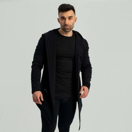 Kardigán s kapucňou čierny - STRIX