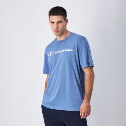 Tričko Big Logo Jersey Blue - Champion