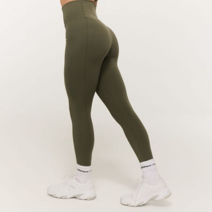 Dámske legíny Combat Olive Grey - GymBeam