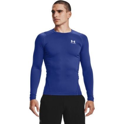 Tričko HG Armour Comp LS Modré - Under Armour