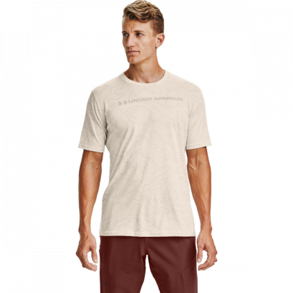 Tričko All Over Wordmark Brown - Under Armour