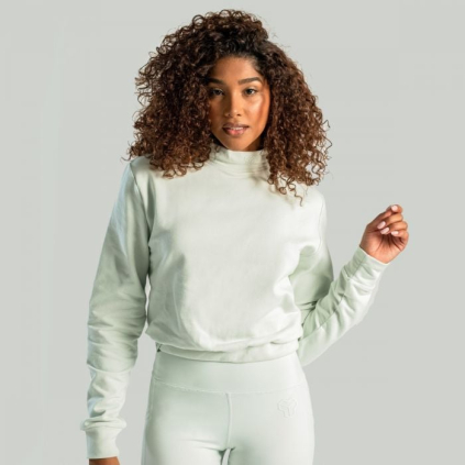 Dámska mikina Essential High-Neck Moon Grey - STRIX