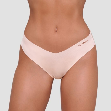 Bezšvové nohavičky 3Pack Beige - GymBeam