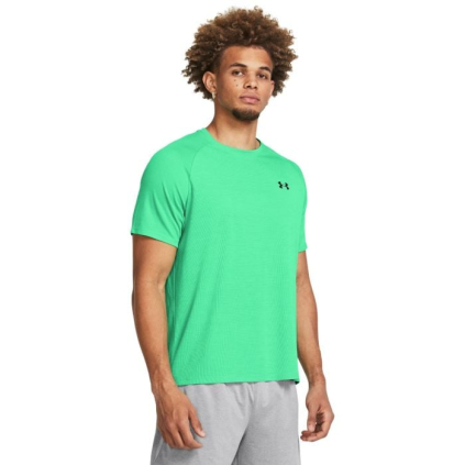 Tričko Tech Textured SS Green - Under Armour