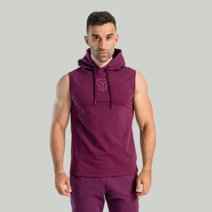Tielko Essential Hoodie Tank Plum - STRIX