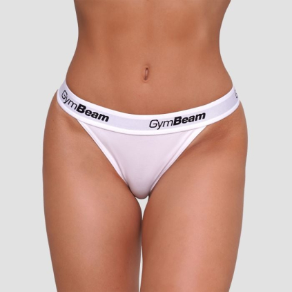 Nohavičky Tanga 3Pack White - GymBeam