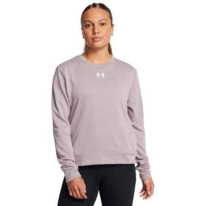 Dámska mikina Rival Terry Crew Grey - Under Armour
