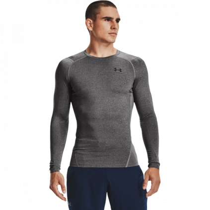 Kompresné tričko HG Armour Comp LS Grey - Under Armour