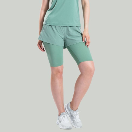 Dámske šortky 2in1 ULTRA Agave - STRIX