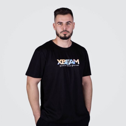 Tričko XBEAM Black - GymBeam