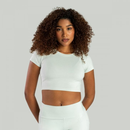 Dámske tričko Essential CropTop Moon Grey - STRIX