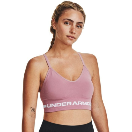 Športová podprsenka Seamless Low Long Pink - Under Armour