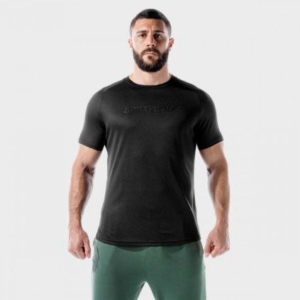 Tričko LAB360º Recycled Mesh Tee čierne - SQUATWOLF