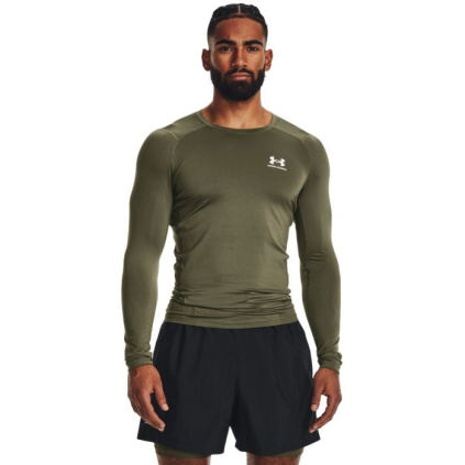 Kompresné tričko HG Armour Comp LS Green - Under Armour