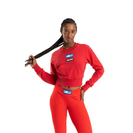 Dámska mikina Go On Red - LABELLAMAFIA