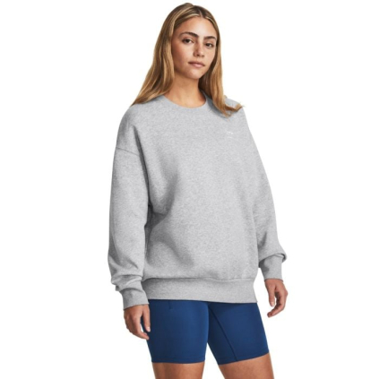 Dámska mikina Essential Fleece OS Crew Grey - Under Armour