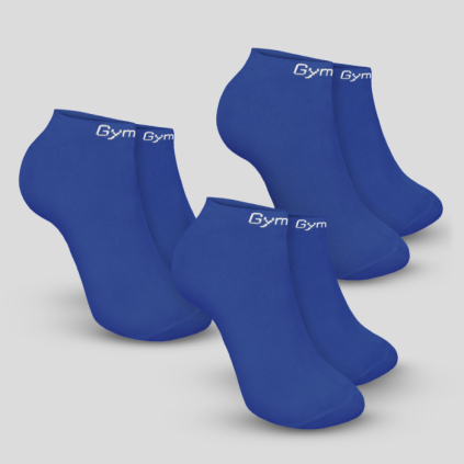 Ponožky Ankle Socks 3Pack Blue - GymBeam