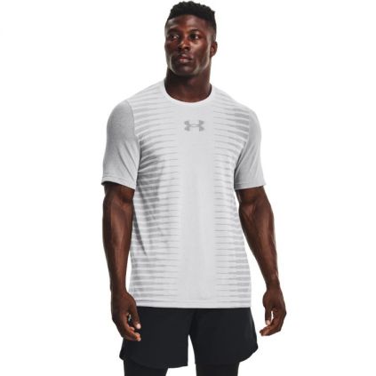 Tričko Seamless Wordmark SS Sivé - Under Armour