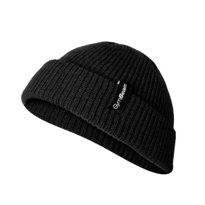 Čiapka Fisherman Beanie Black - GymBeam