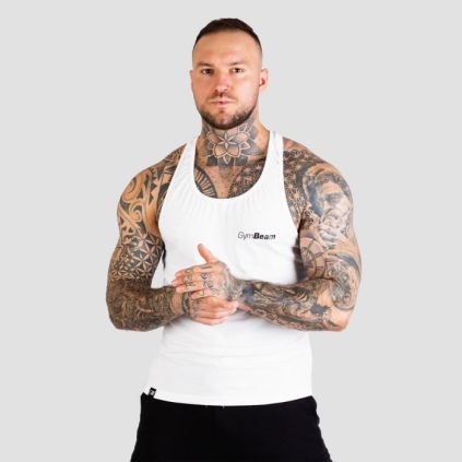 Stringer tielko Tank Top Biela - GymBeam