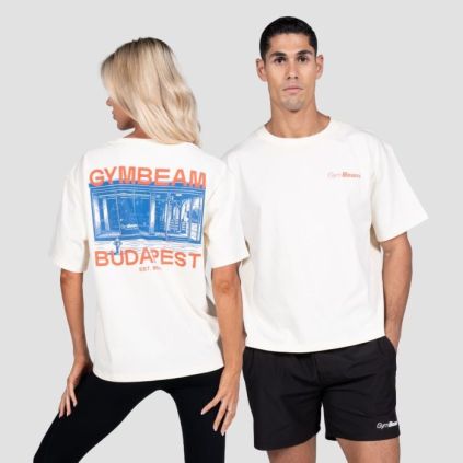 Tričko Budapest Cream - GymBeam