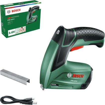 0603968220 Bosch Akumulátorová sponkovačka PTK 3,6 LI 4059952566610 - 