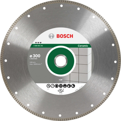 2608602241 Bosch Diamantový kotúč 300 mm, Best for Ceramic ExtraClean Turbo 3165140457736 - 