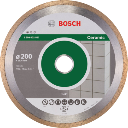 2608602537 Bosch Diamantový kotúč 200 mm, Standard for Ceramic 3165140576413 - 