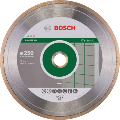 2608602539 Bosch Diamantový kotúč 250 mm, Standard for Ceramic 3165140576437 - 