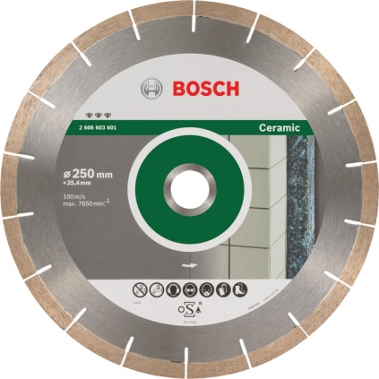 2608603601 Bosch Diamantový kotúč 250 mm, Best for Ceramic and Stone 3165140761932 - 