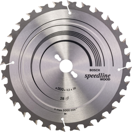 2608640681 Bosch Pílový kotúč Speedline Wood, 300 mm, 28 zubov 3165140194662 - 