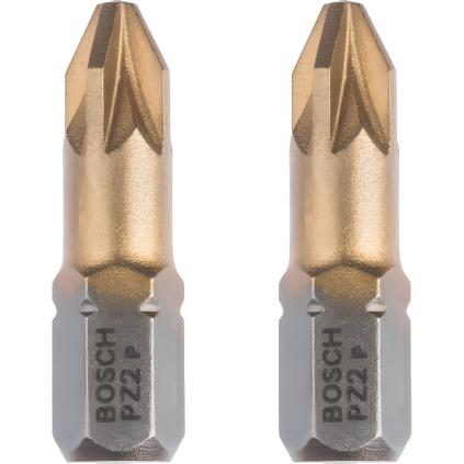 DARCEKHROTY DARČEK Bosch Skrutkovací hrot Max Grip PZ2 25 mm 2 ks  - 