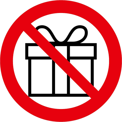 NEPOSIELAŤ ŽIADNE DARČEKY