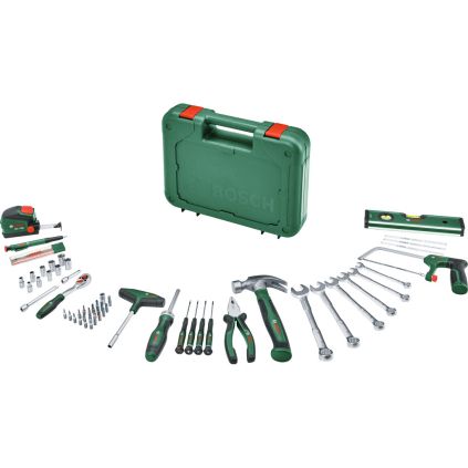 Bosch 64dílná pokročilá sada ručního nářadí
