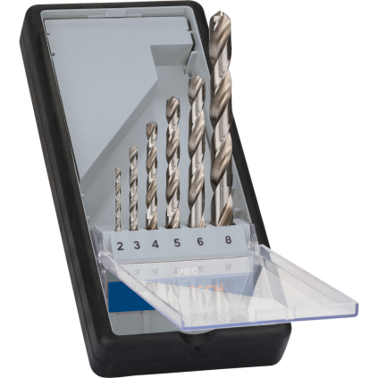 Bosch Sada skrutkovicových vrtákov PRO Metal HSS-G, 6 ks  + DARČEK Delta Plus Zátky do uší 1 pár CONIC001