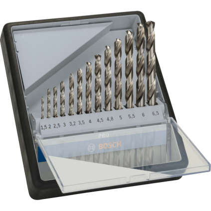 Bosch Sada skrutkovicových vrtákov PRO Metal HSS-G, 13 ks  + DARČEK Delta Plus Zátky do uší 1 pár CONIC001