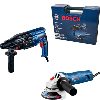 Bosch Set GBH 240 + GWS 750 S + kufor  + DARČEK Bosch Fíbrový kotúč Best for Metal