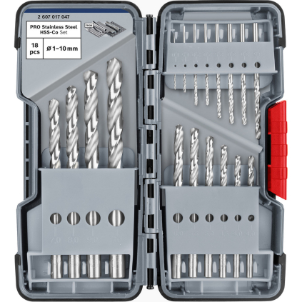 Bosch Sada skrutkovicových vrtákov PRO Metal HSS-G, 18 ks  + DARČEK Delta Plus Zátky do uší 1 pár CONIC001