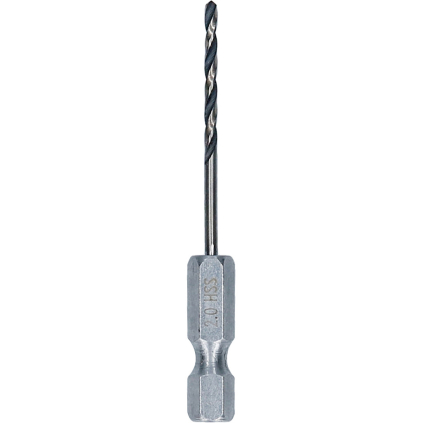 Bosch Špirálový vrták do kovu HSS, stopka 1/4“ šesťhran, 2 x 24 x 60 mm  + DARČEK Delta Plus Zátky do uší 1 pár CONIC001