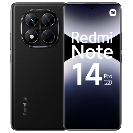 0152255 Xiaomi Redmi Note 14 Pro 5G 12GB/512GB Midnight Black 6941812737620