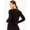 Dámske tričko Long Sleeve Top Foundation Black - Ryderwear