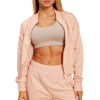 Dámska mikina Zip-Up Bliss Pink - BeastPink