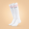 Podkolienky Knee High Socks White - BeastPink
