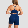 Bezšvová športová podprsenka Sculpt Navy - GymBeam